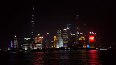 戀之風景夏日外灘夜景