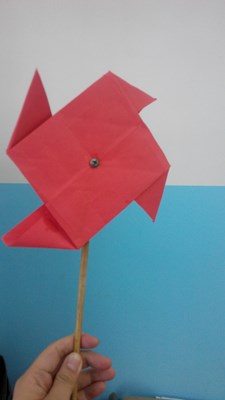 【美麗的ta】學生放假前給我做風車