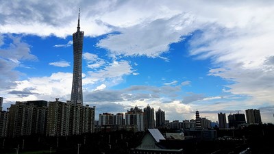 雨后廣州塔