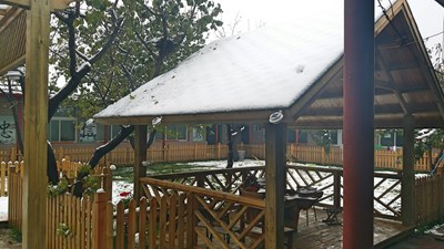 北京2015的第一場(chǎng)雪