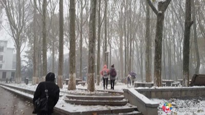【隆冬百態(tài)】+濟南+初雪過后的山東大學