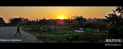 大年初一note5隨拍農(nóng)村日落