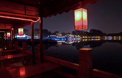 北京什剎海夜色