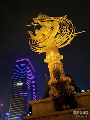 杭州市濱江夜景