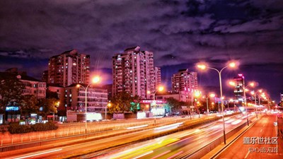 手機隨拍：夜色美