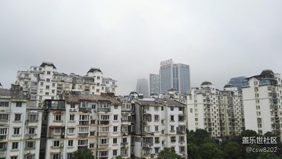 陰雨中的城市