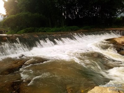 學(xué)拍流水效果。只能忍受著蚊蟲叮咬。還是拍不好大家指點(diǎn)下