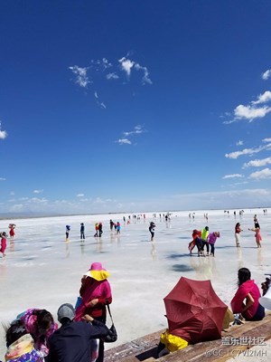 茶卡鹽湖