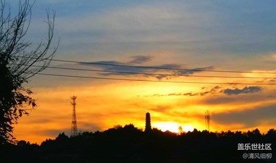 【我和晚霞有個約會】+綿陽市三臺縣+山那邊的晚霞