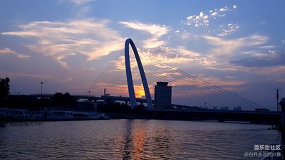 【我與晚霞有個(gè)約會(huì)】+天津+海河畔