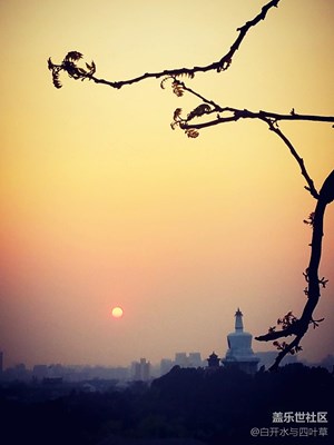 【我與晚霞有個(gè)約會(huì)】+北京+遙望白塔