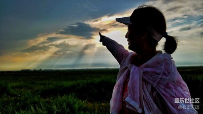 【我與晚霞有個約會】，中都草原，最美的晚霞總在風雨后