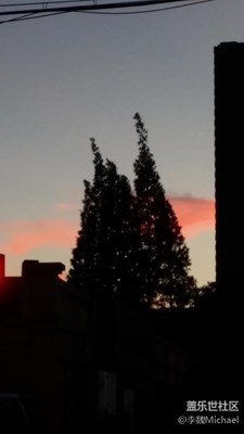 【我與晚霞有個(gè)約會(huì)】+上海虹口+傍晚的霞光