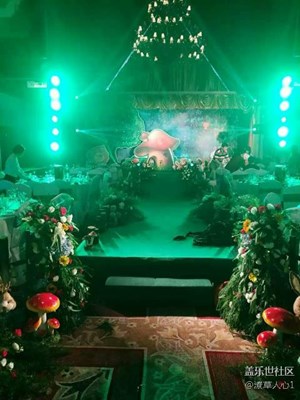 童話般的婚禮。