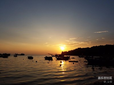 【攝影】小漁村日出，美得像童話