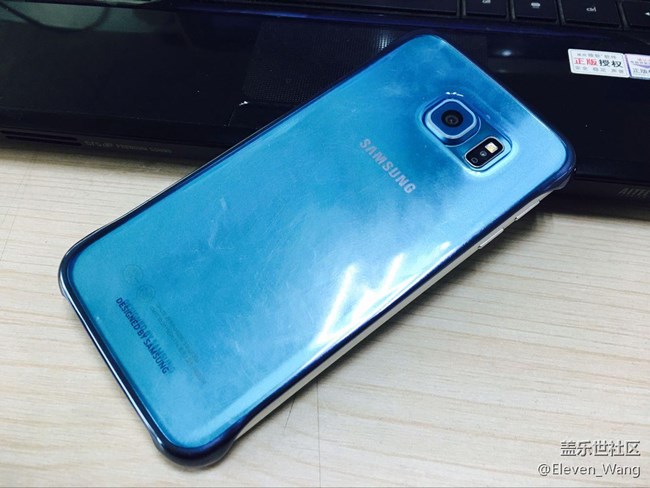 我的S6也是藍色的，忍不住曬曬