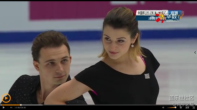 2016中國(guó)杯世界花樣滑冰大獎(jiǎng)賽冰舞短舞蹈精彩片段