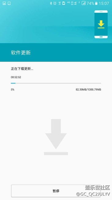 為什么我更新的大小只有1388.79MB，國行S7E？？？