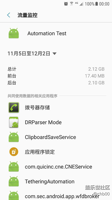 我的安卓系統(tǒng)后臺也在跑流量