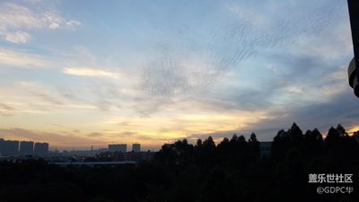原圖就那么美，哪里還需要修。記廣州的天空