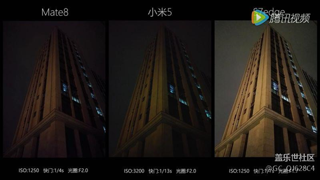 三星S7edge跟夜視儀一樣