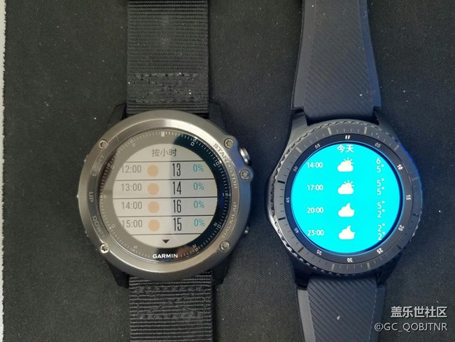 gear s3 與fenix3桌面插件對(duì)比及運(yùn)動(dòng)數(shù)據(jù)對(duì)比