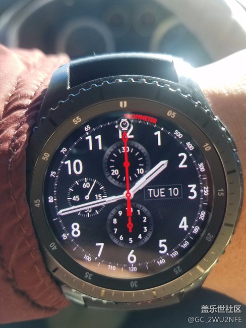 誰知道S3這個表盤怎么設置讓秒針走？