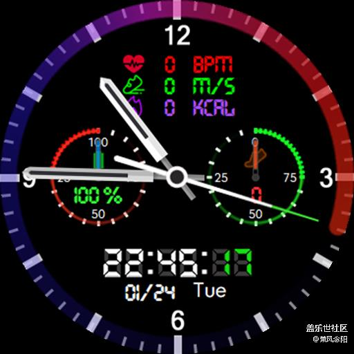 【免費(fèi)表盤(pán)】Black-5.0-S 升級(jí)版 測(cè)試發(fā)布