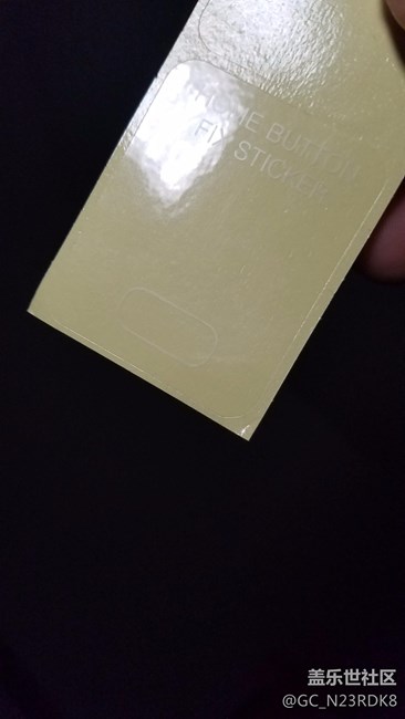 三星指紋鍵這么差帖個膜變這樣了