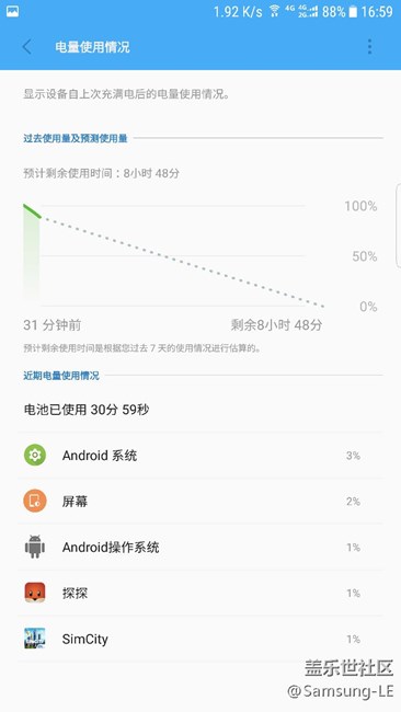 三星7.0  beta7耗電太嚴重