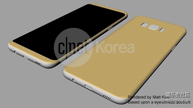 三星Galaxy S8最新渲染圖曝光