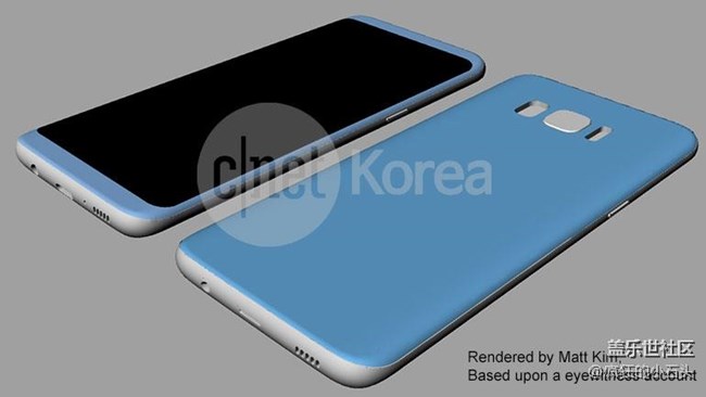 三星Galaxy S8最新渲染圖曝光