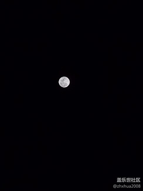 昨晚的月亮