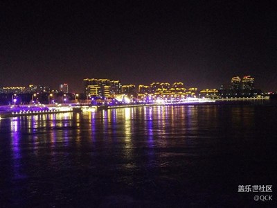 西拉沐淪河畔夜色