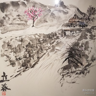 深圳大芬美術(shù)展——中國畫，二十四節(jié)氣之立春