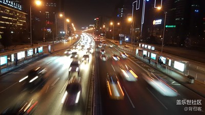 昨晚的車流