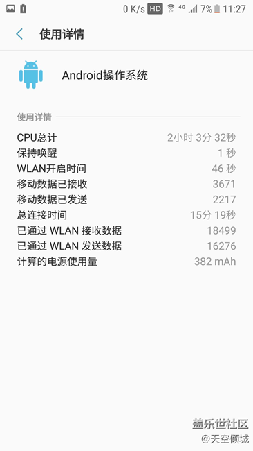 7.0內(nèi)測(cè)用戶2月28日至3月1日耗電情況
