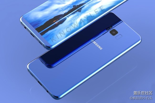 黑紫藍三星S8三色渲外形美絕了 黑紫藍三星S8三色渲外形美絕了