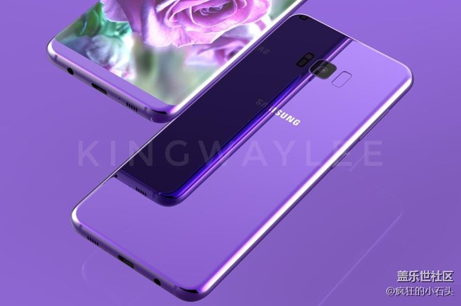 黑紫藍三星S8三色渲外形美絕了 黑紫藍三星S8三色渲外形美絕了