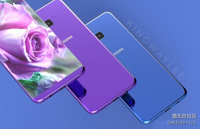 黑紫藍三星S8三色渲外形美絕了 黑紫藍三星S8三色渲外形美絕了