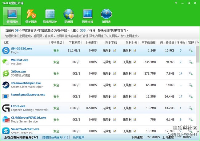 還是半夜更新速度快。100M電信滿速下載