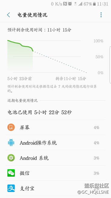 S7 edge 升級7.0耗電問題