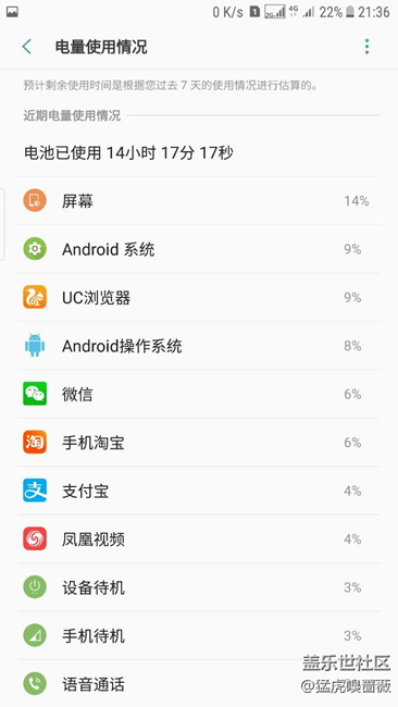 7.0恢復出廠+禁用谷歌的續(xù)航，和6.0差不多