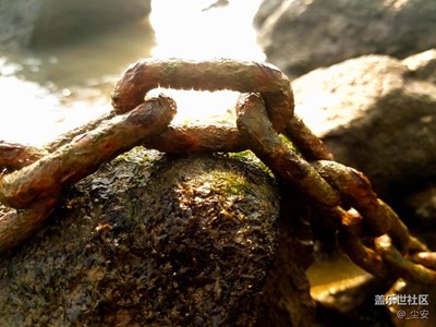 【微距】石頭與鐵銹