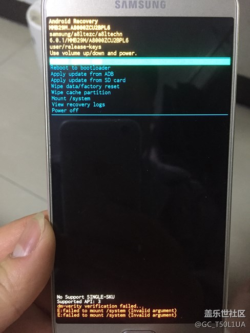 a8刷機前未解鎖，變磚了。