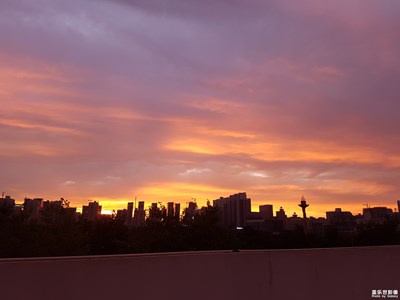 一路旅行一路曬+西安+火燒云