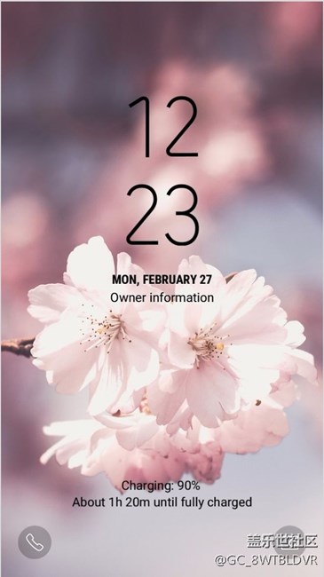 求解!! S7e鎖屏?xí)r鐘格式