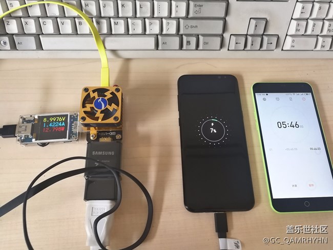 震驚！S8+在這方面竟然跟S7 EDGE打平?。?！三星S8+充電測(cè)試