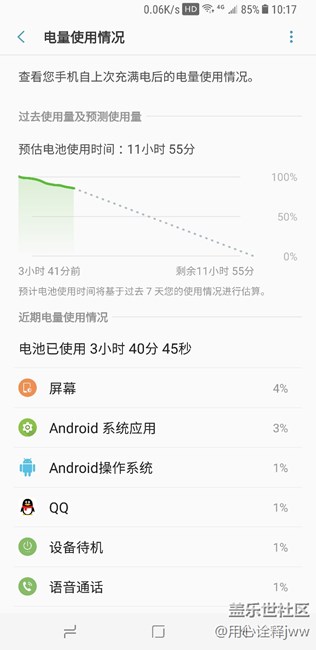 感覺(jué)S8 plus耗電好厲害啊。。請(qǐng)問(wèn)這樣正常嗎？