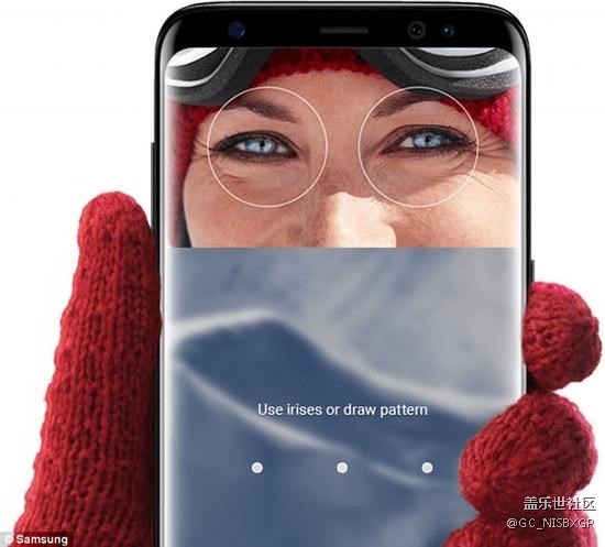 用戶稱三星Galaxy S8虹膜掃描引發(fā)眼睛不適
